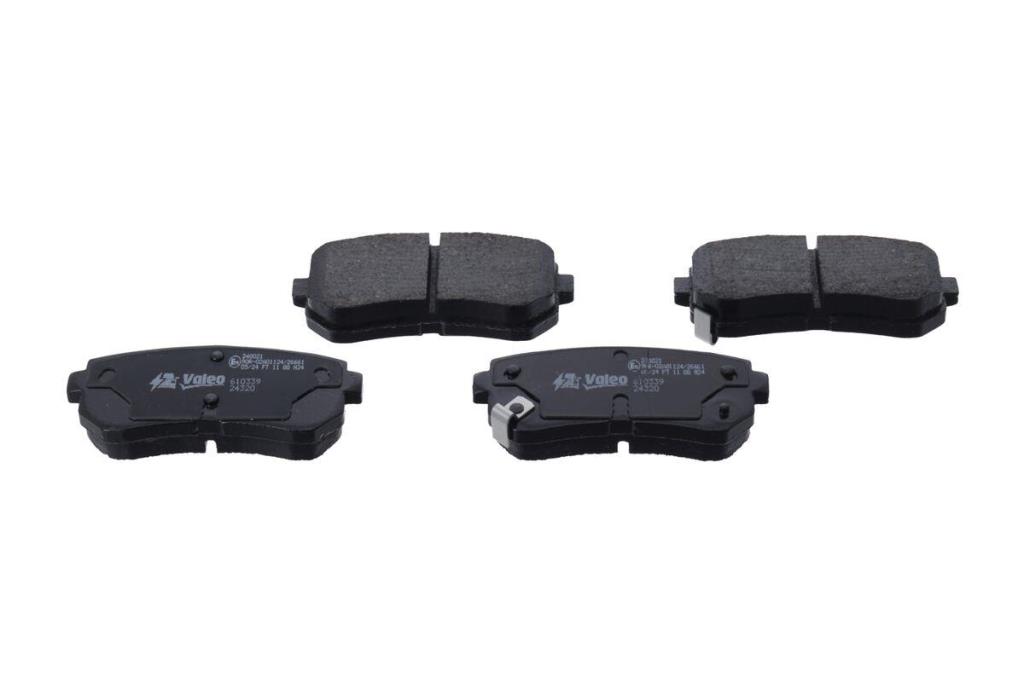 Jeu de 4 plaquettes de frein VALEO ref. 610339